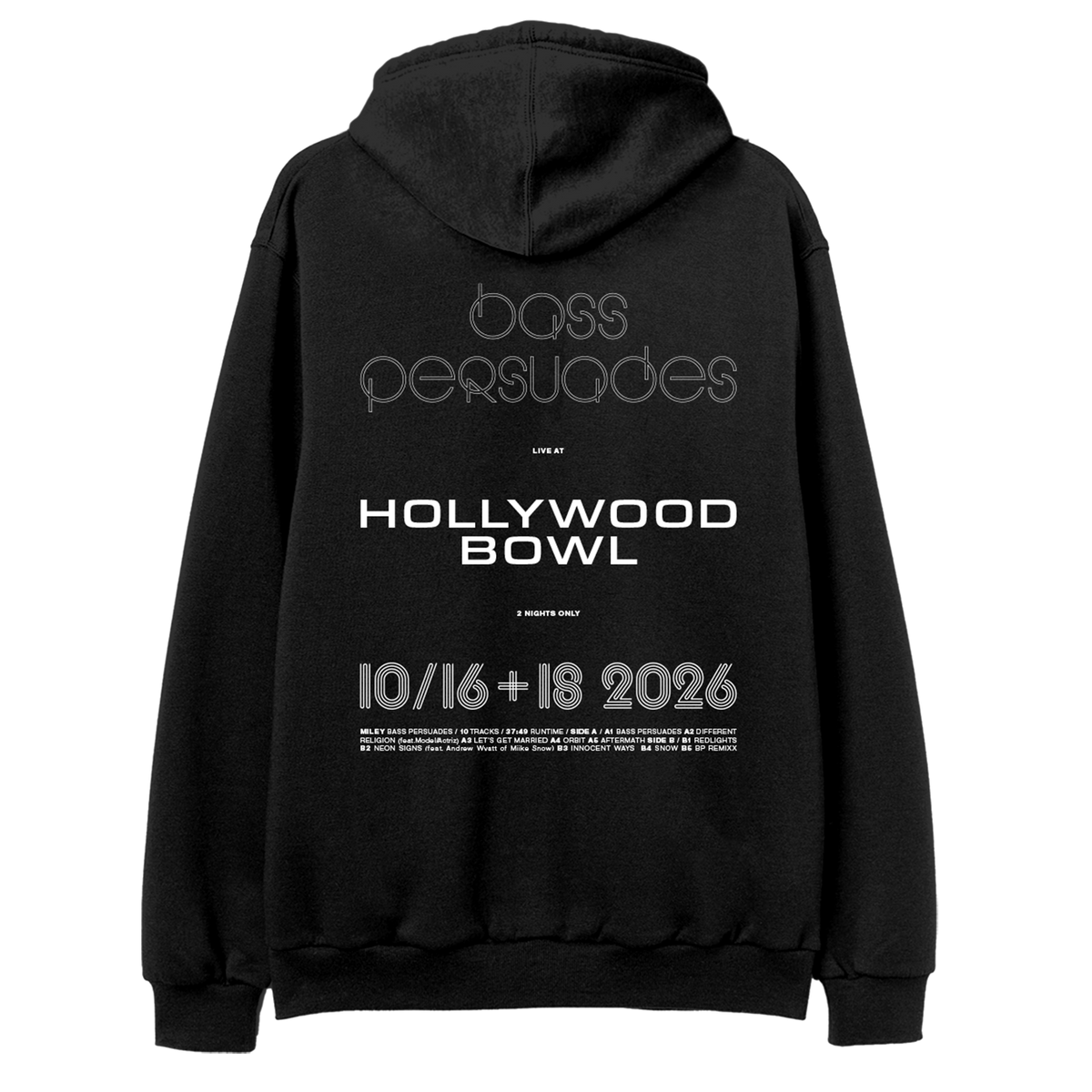 Bass Persuades Hollywood Bowl Hoodie