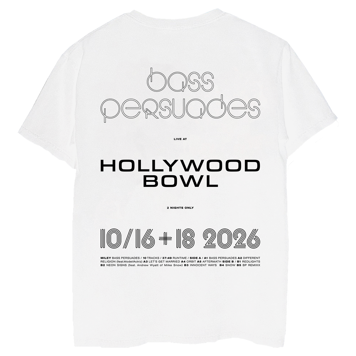 Bass Pesuades Hollywood Bowl Tee - White