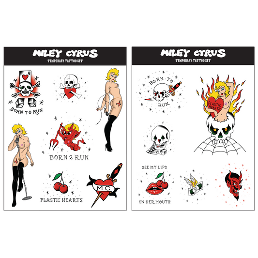 Plastic Hearts Temporary Tattoos